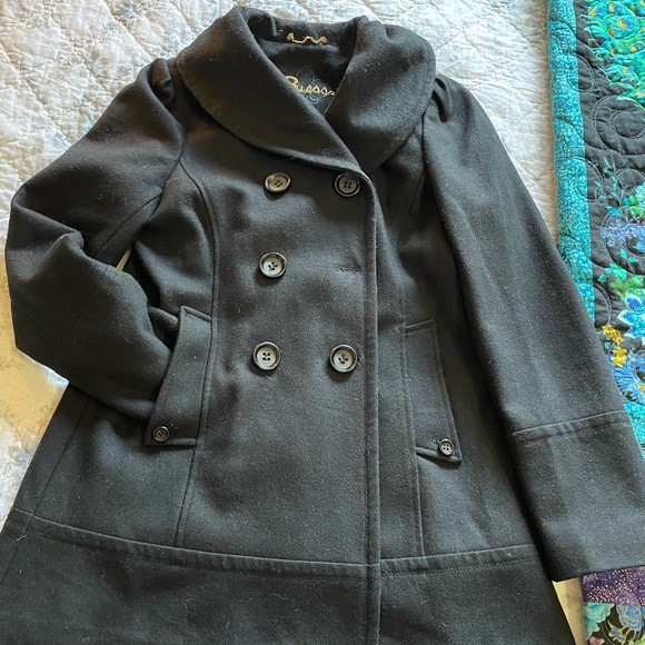 Guess Double Breasted Wool Coat - Picture 3 of 14